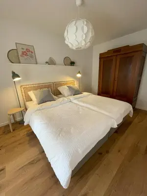 Ein Bett oder Betten in einem Zimmer der Unterkunft Haus Ludwig