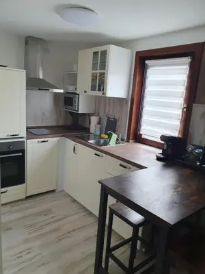 Küche/Küchenzeile in der Unterkunft Ferienwohnung Agava
