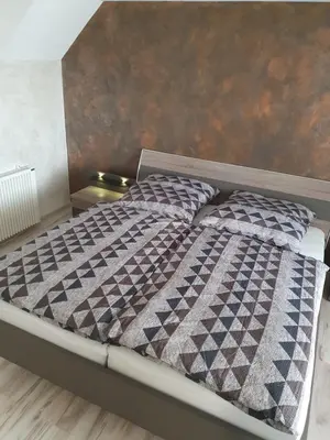 Ein Bett oder Betten in einem Zimmer der Unterkunft Ferienwohnung Agava