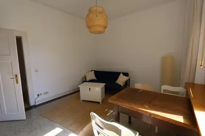 Ein Sitzbereich in der Unterkunft cozy Bunsi