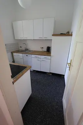 Küche/Küchenzeile in der Unterkunft cozy Bunsi