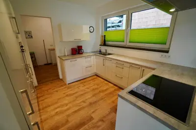 Küche/Küchenzeile in der Unterkunft Ferienhaus Rebenhof