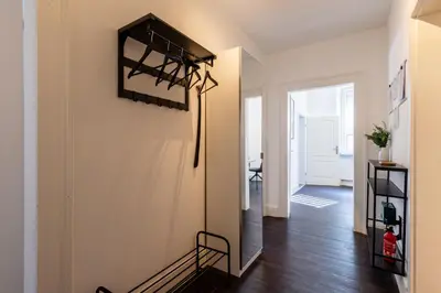 Grundriss der Unterkunft Zentral gelegenes 3 Schlafzimmer - Apartment mit Einzelbetten bis 7 Personen