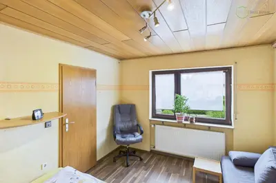 Ein Sitzbereich in der Unterkunft Ferienwohnung Simone