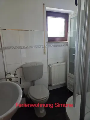 Ein Badezimmer in der Unterkunft Ferienwohnung Simone