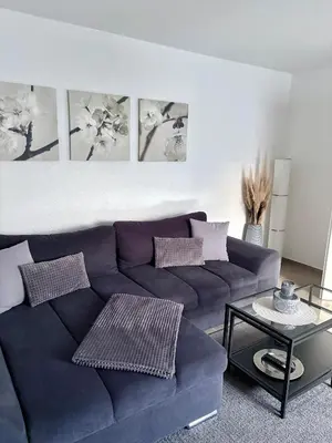 Ein Sitzbereich in der Unterkunft Ferienwohnung Elena