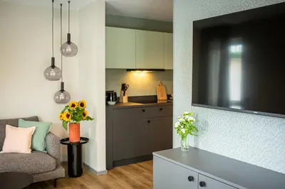 Küche/Küchenzeile in der Unterkunft stuub karlsruhe