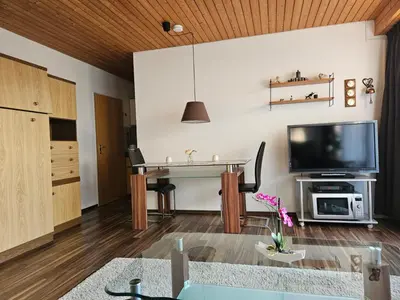 TV/Unterhaltungsangebot in der Unterkunft Hardy's Apartment Nordschwarzwald