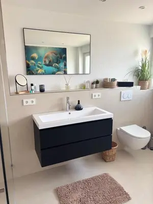 Ein Badezimmer in der Unterkunft Pension Keck