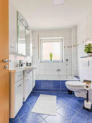 Ein Badezimmer in der Unterkunft Ferienwohnung Dominique