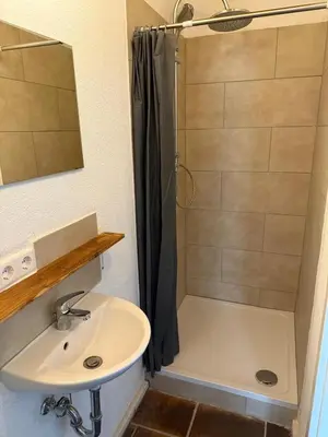 Ein Badezimmer in der Unterkunft Monteur- und Ferienwohnung Ketsch