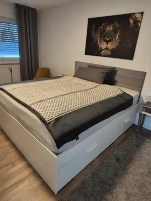 Ein Bett oder Betten in einem Zimmer der Unterkunft Waldblick-Nest