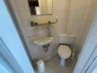 Ein Badezimmer in der Unterkunft Hotel Garni Neckarblick