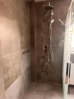Ein Badezimmer in der Unterkunft Ferienwohnung Schwegenheim 