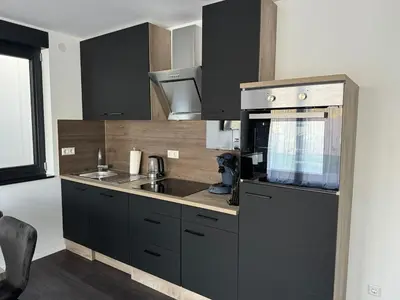 Küche/Küchenzeile in der Unterkunft Karlsruhe Finest Apartment 2