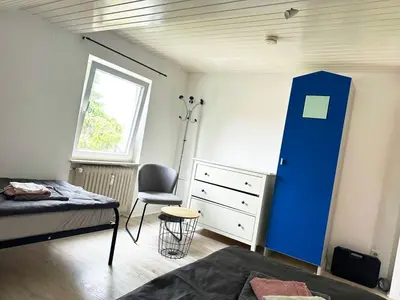 Ein Bett oder Betten in einem Zimmer der Unterkunft Comfort Stay Apartment in Rüsselsheim am Main