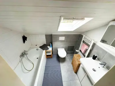 Ein Badezimmer in der Unterkunft Comfort Stay Apartment in Rüsselsheim am Main