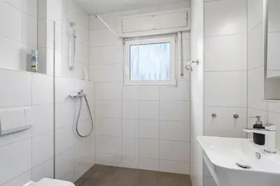 Ein Badezimmer in der Unterkunft RU01 Wohnung mit Terrasse!