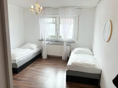 Ein Bett oder Betten in einem Zimmer der Unterkunft Comfortable Apartment in Groß-Gerau