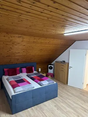 Ein Bett oder Betten in einem Zimmer der Unterkunft One room apartment in a quiet Location air conditioning