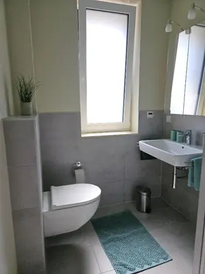 Ein Badezimmer in der Unterkunft Ferienwohnung Mona Lisa