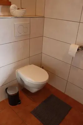 Ein Badezimmer in der Unterkunft Bemlers Ferienwohnung