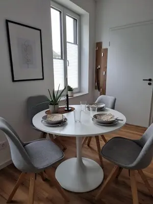 Ein Sitzbereich in der Unterkunft 1-Zimmer-Loft Casa Frida