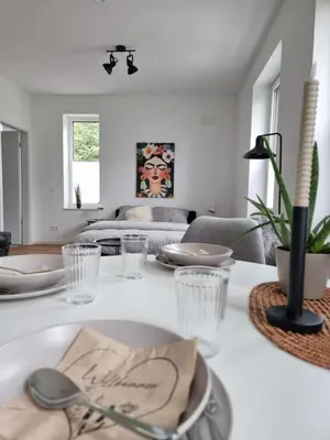 Ein Sitzbereich in der Unterkunft 1-Zimmer-Loft Casa Frida