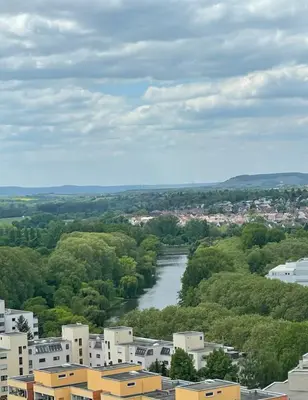 Grundriss der Unterkunft City-Apartment mit Panoramablick in Heilbronn