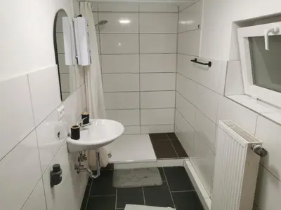 Ein Badezimmer in der Unterkunft Modernes Studio in Sonderheim-Germersheim