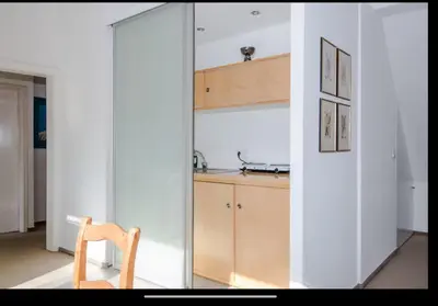 Küche/Küchenzeile in der Unterkunft Exklusive Maisonettewohnung