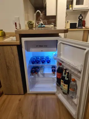 Küche/Küchenzeile in der Unterkunft Haides helle Wohnung