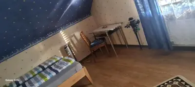 Küche/Küchenzeile in der Unterkunft Dachgeschoss Wohnung nahe SAP