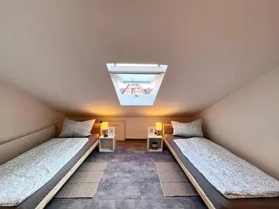 Ein Bett oder Betten in einem Zimmer der Unterkunft Modern and Cozy Apartment in Ludwigsburg