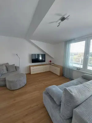 TV/Unterhaltungsangebot in der Unterkunft Ferienwohnung Senfnest