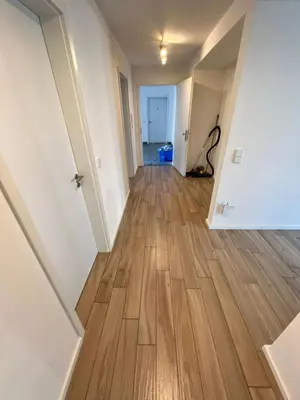 Grundriss der Unterkunft Monteurwohnung Pforzheim mit Balkon - QuartierPro