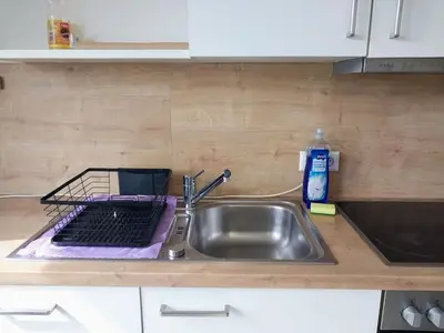 Küche/Küchenzeile in der Unterkunft Monteurwohnung - Bertholdstraße 19