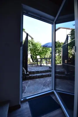 Ein Balkon oder eine Terrasse in der Unterkunft Ferienwohnung Südwestpfälzer Ruheoase
