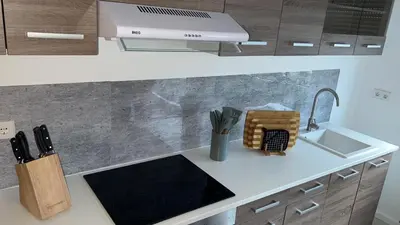 Grundriss der Unterkunft Monteurwohnung mit Balkon und 4-Zimmern