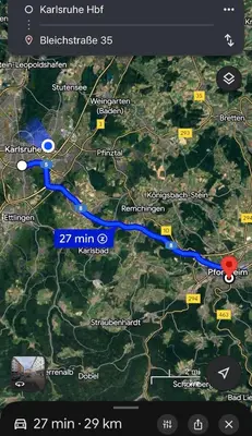 Grundriss der Unterkunft Monteurwohnung mit Balkon und 4-Zimmern