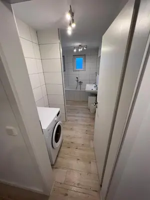 Grundriss der Unterkunft Monteurwohnung mit Balkon und 4-Zimmern
