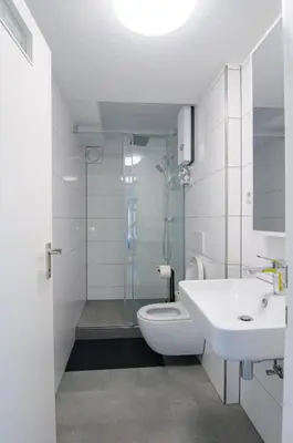 Ein Badezimmer in der Unterkunft MZK Maier LongStay Central