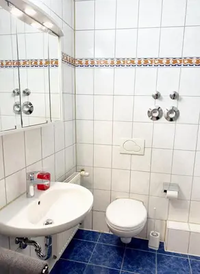 Ein Badezimmer in der Unterkunft 2 Zimmer Apartment mit Sauna