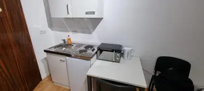 Küche/Küchenzeile in der Unterkunft Room in Darmstadt City