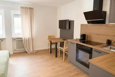 Küche/Küchenzeile in der Unterkunft Hotel weisses Lamm