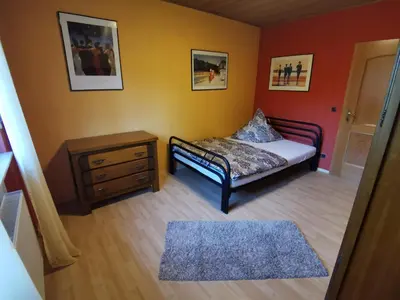 Ein Bett oder Betten in einem Zimmer der Unterkunft Ferienwohnung Catus