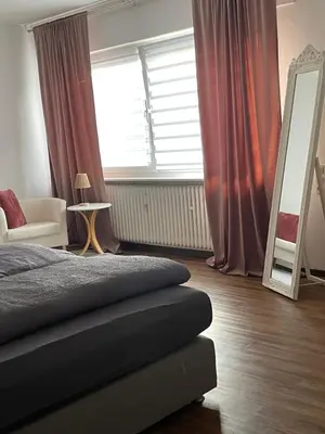 Ein Bett oder Betten in einem Zimmer der Unterkunft Stay Leif Odenwald
