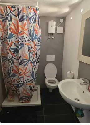 Ein Badezimmer in der Unterkunft Monteur in Bad Friedrichshall