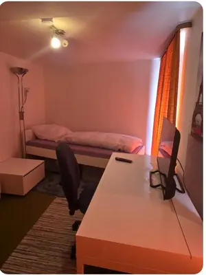 Ein Bett oder Betten in einem Zimmer der Unterkunft Monteur in Bad Friedrichshall