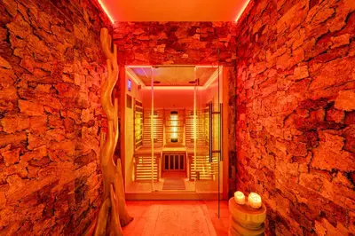 Grundriss der Unterkunft Retreat Living Bensheim - Sauna - Garten - Parkplatz